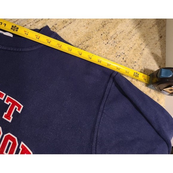 Vintage Size M L ? Planet Hollywood Dallas Sweatshirt Blue Red Embroidered - Picture 3 of 14